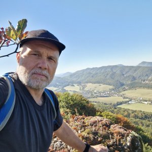 Rastislav Biarinec on the summit of Prostredná Kačka S (4.10.2026 11:37)