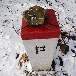 Radek na vrcholu Malá Rača (12.12.2020 13:27)