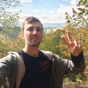 Jiří Králík on the summit of Na Hřebeni J (18.10.2026 12:32)