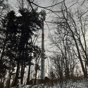 ZdenkaV on the summit of Hůrka (20.1.2025 15:05)
