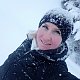 Baru na vrcholu Kozí hřbety SV (13.2.2021 11:15)