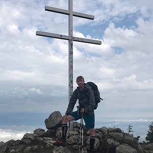 David na vrcholu Minčol (21.7.2020 9:19)