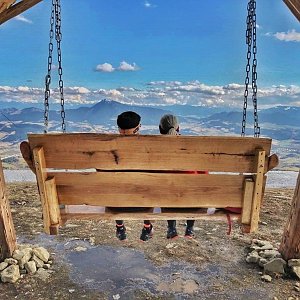 Veronika Matoušková na vrcholu Minčol 