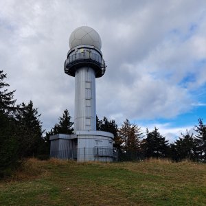 Horalka Anička on the summit of Minčol (21.10.2023)