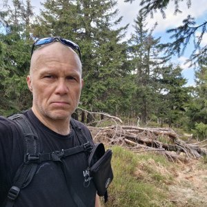 Rastislav Biarinec on the summit of Minčol (20.4.2025 14:17)