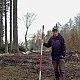 Jarda Vála na vrcholu Novodvorský kopec (9.4.2021)