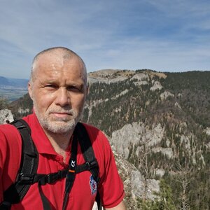 Rastislav Biarinec na vrcholu Ostrá (7.4.2024 13:55)