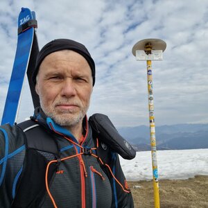 Rastislav Biarinec na vrcholu Ostredok (23.3.2024 12:53)