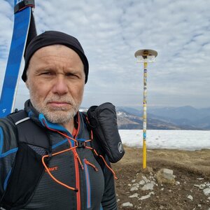 Rastislav Biarinec na vrcholu Ostredok (23.3.2024 13:01)