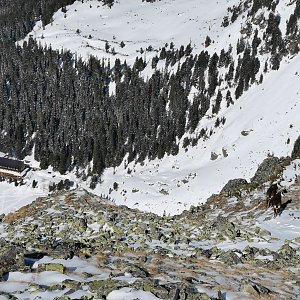 Martin Horáček na vrcholu Ostrva (12.3.2022 10:28)
