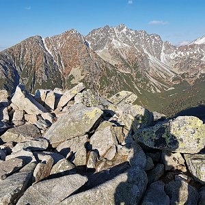 Šárka na vrcholu Ostrva (13.10.2022 8:57)
