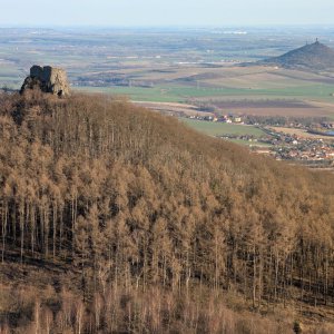 Luboš N. on the summit of Třtín (13.3.2026 16:33)