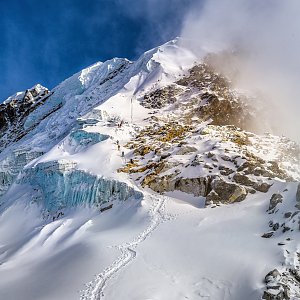 Petr Jan Juračka on the summit of Lobuche (14.4.2019 9:50)