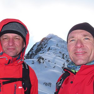 Divočák on the summit of Kammspitz (4.3.2023 15:30)