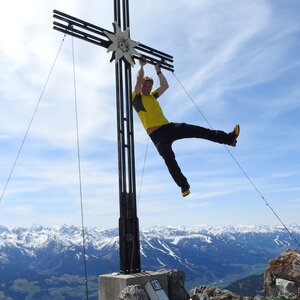 Divočák on the summit of Kammspitz (7.4.2024 13:00)