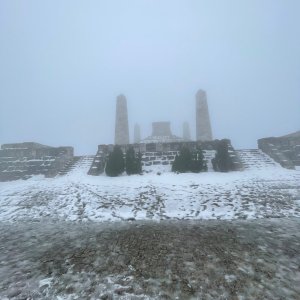 Nika K on the summit of Bradlo (22.2.2026 12:24)