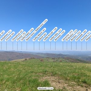 Ľuboš on the summit of Machnáč (18.4.2026 14:00)