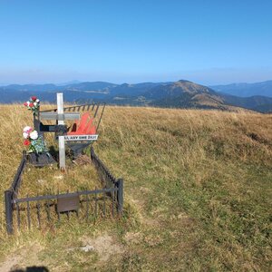 Valča na vrcholu Ploská (29.9.2023 13:45)