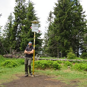 Jaroslav Flidr na vrcholu Poľana (26.5.2018)
