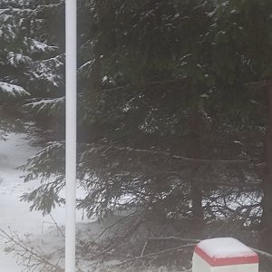 Ondra na vrcholu Dupačka (8.1.2022 13:25)
