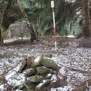 ZdenkaV na vrcholu Kání (16.1.2022 15:28)