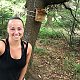 Veronika Pastorková na vrcholu Malý Smrk