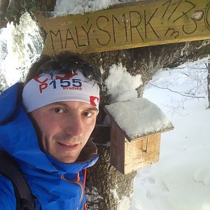 Puma na vrcholu Malý Smrk (7.1.2019 12:46)