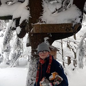 Maty na vrcholu Malý Smrk (18.1.2021 15:17)