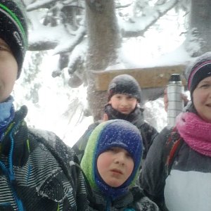 trefi.s na vrcholu Malý Smrk (30.1.2021 12:40)