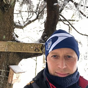 vito na vrcholu Malý Smrk (9.2.2021 12:30)