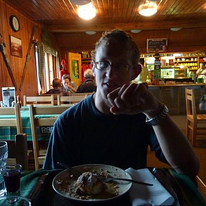 Mountainer na vrcholu Malý Děd (2.11.2013 10:52)