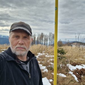Rastislav Biarinec on the summit of Pupov (6.12.2025 12:48)