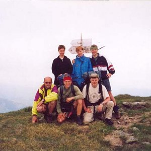 Martin on the summit of Roșu (1.7.2004 11:08)