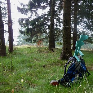 Mountainer on the summit of Kamenec (20.4.2014 11:19)