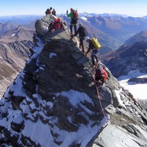 Jirka Zajko on the summit of Kleinglockner (29.9.2023 12:53)