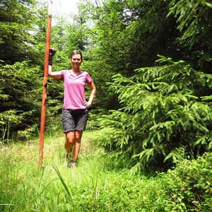 Iveta Válová na vrcholu Vrch tří pánů (7.7.2024 12:43)