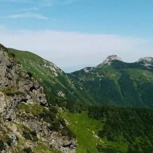 Jiřina on the summit of Suchá Kopa (10.7.2023)