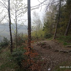 Juditka na vrcholu Na Stašku SV (1.5.2021)