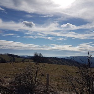 Marcela Kubíčková na vrcholu Kraví hora (22.3.2023 10:00)