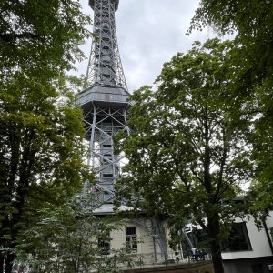 Radka D on the summit of Petřín (6.7.2026 13:45)