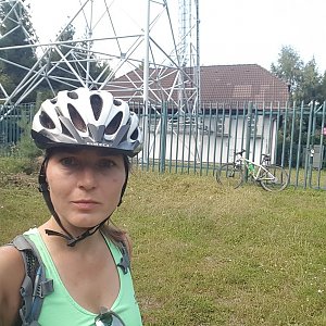 Marcela Kubíčková na vrcholu Holý vrch (4.9.2021 11:40)