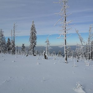 David Chlebek na vrcholu Magura (31.1.2021 15:34)