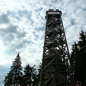 Radek Balcer na vrcholu Boubín (29.7.2018 7:39)