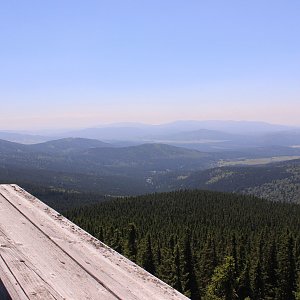 Gábi na vrcholu Boubín (24.6.2017 11:50)