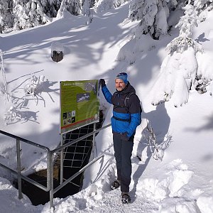 Petr Bartoň na vrcholu Jaskinia Malinowska (31.1.2021 19:44)