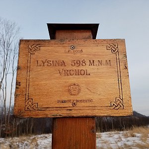 Jiřina na vrcholu Lysina (29.1.2023 15:54)