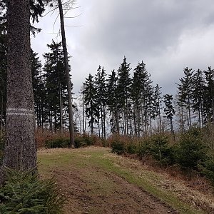 Marcela Kubíčková na vrcholu Chléviska (24.4.2022 11:45)