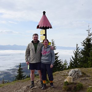 Bohumír Michal on the summit of Babky (29.10.2022 11:05)