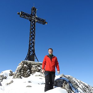 Divočák on the summit of Katrin (10.4.2023 10:05)