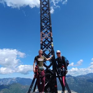 Mišule Kudlačka on the summit of Katrin (11.5.2025 13:00)